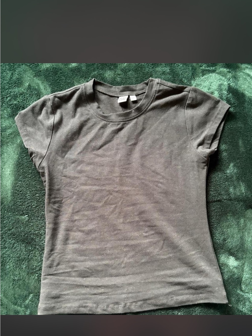 Harlow Black Short Sleeve Crewneck Tee